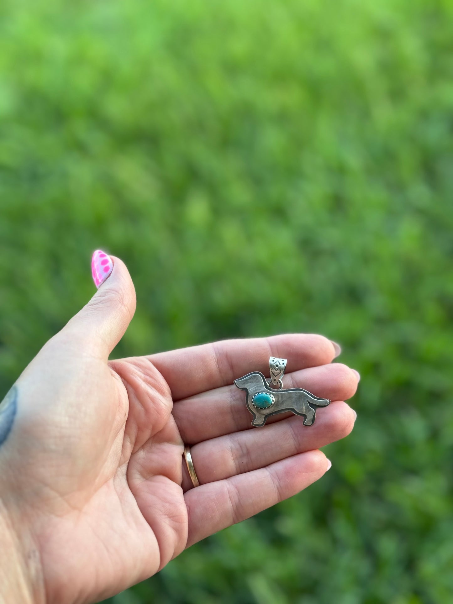 Weenie Dog pendant
