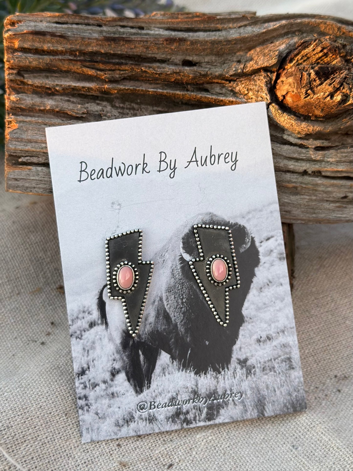 Lightning bolt earrings