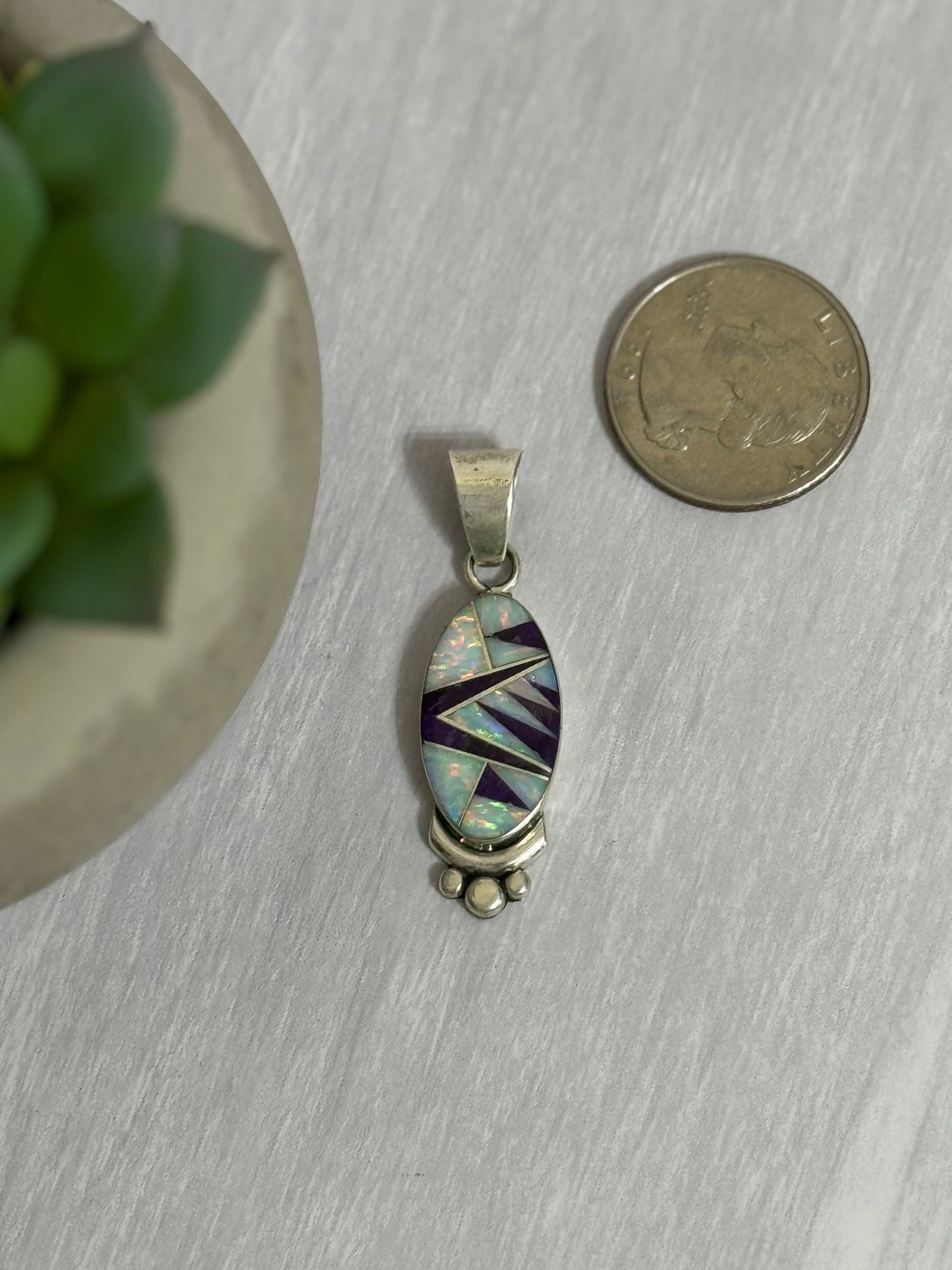 Vintage native pendant