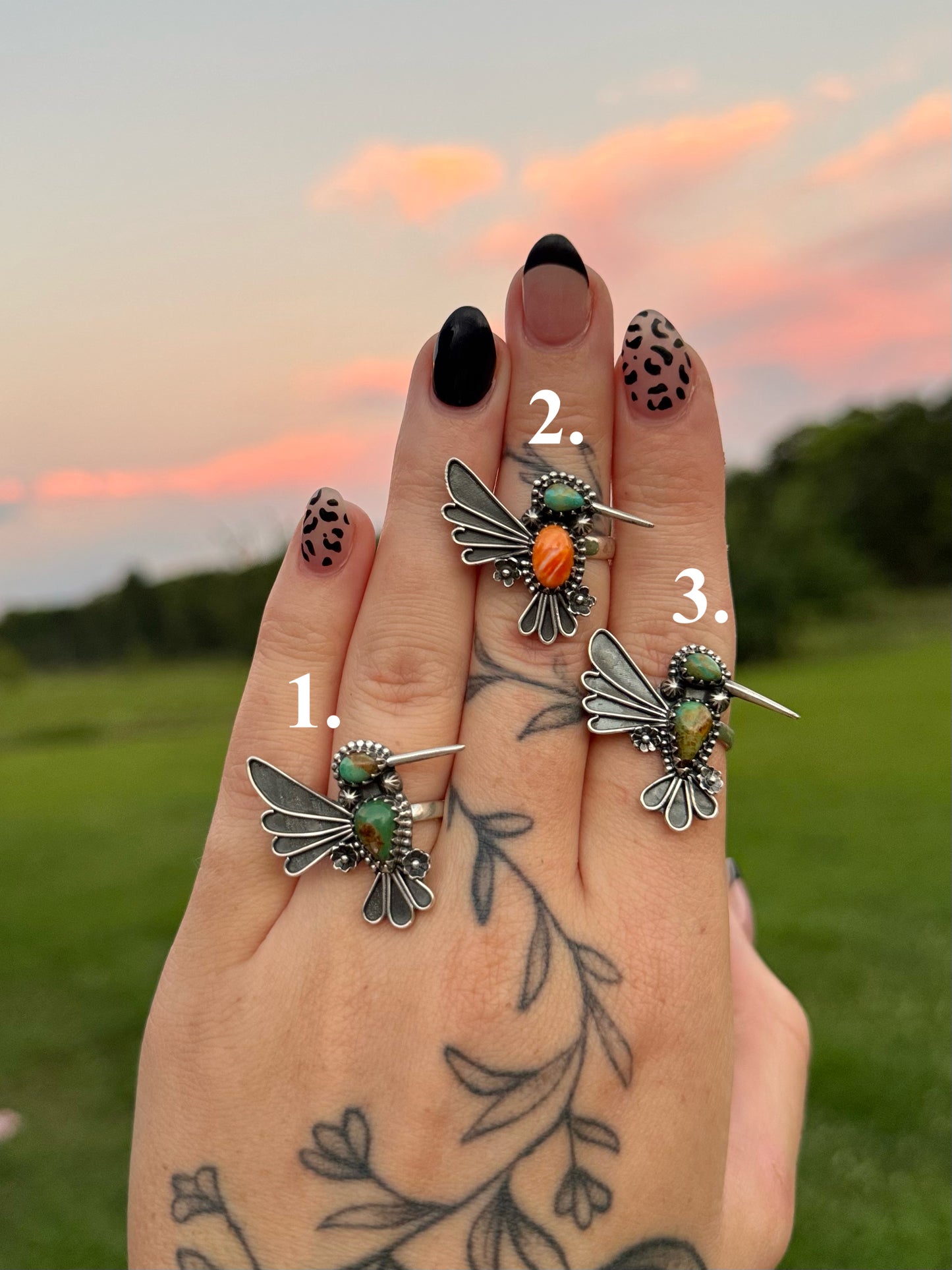 Hummingbird Rings