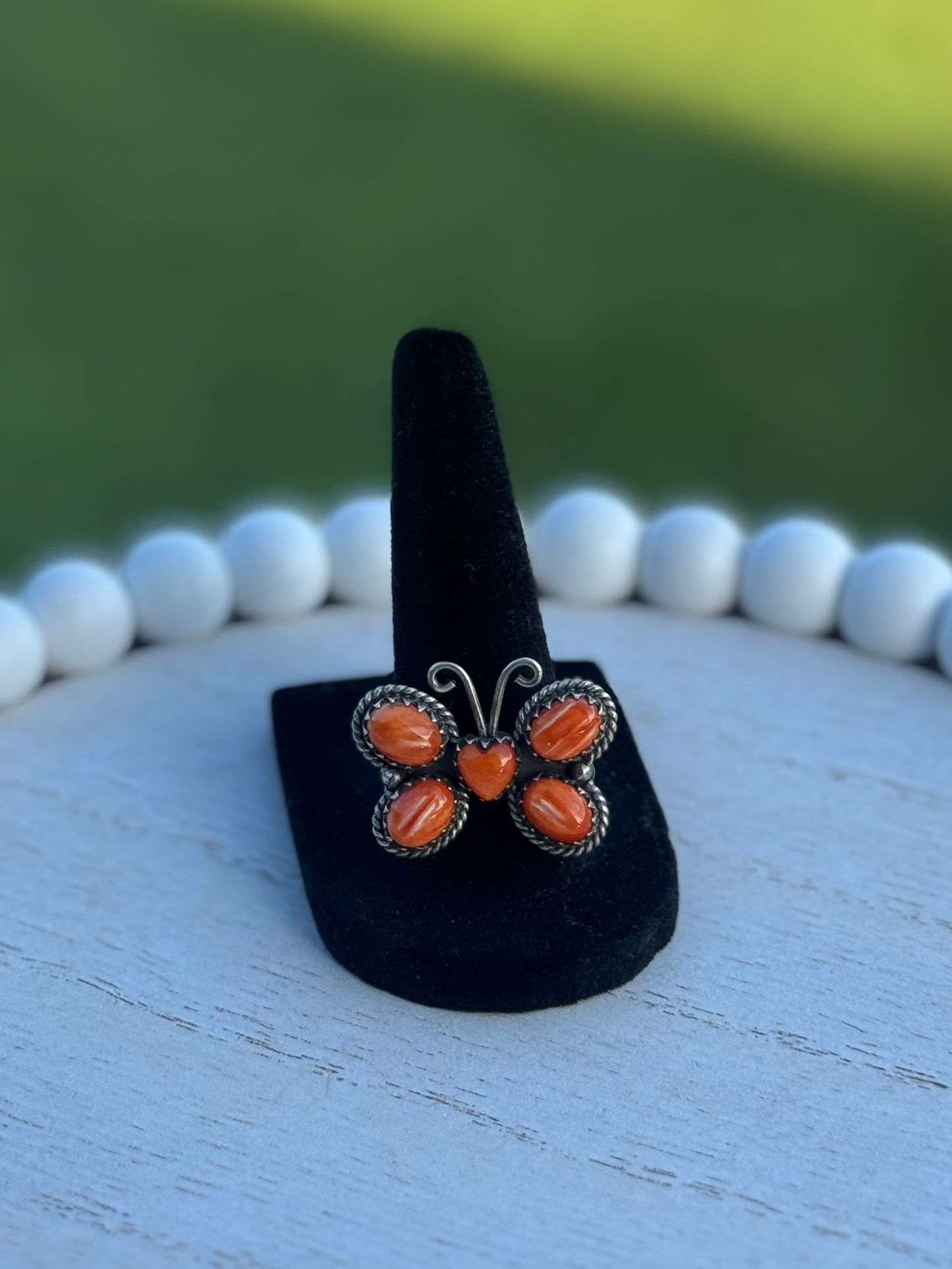 Spiny butterfly ring