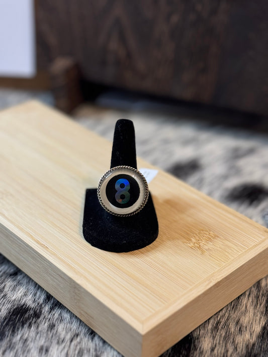 8 ball adjustable ring