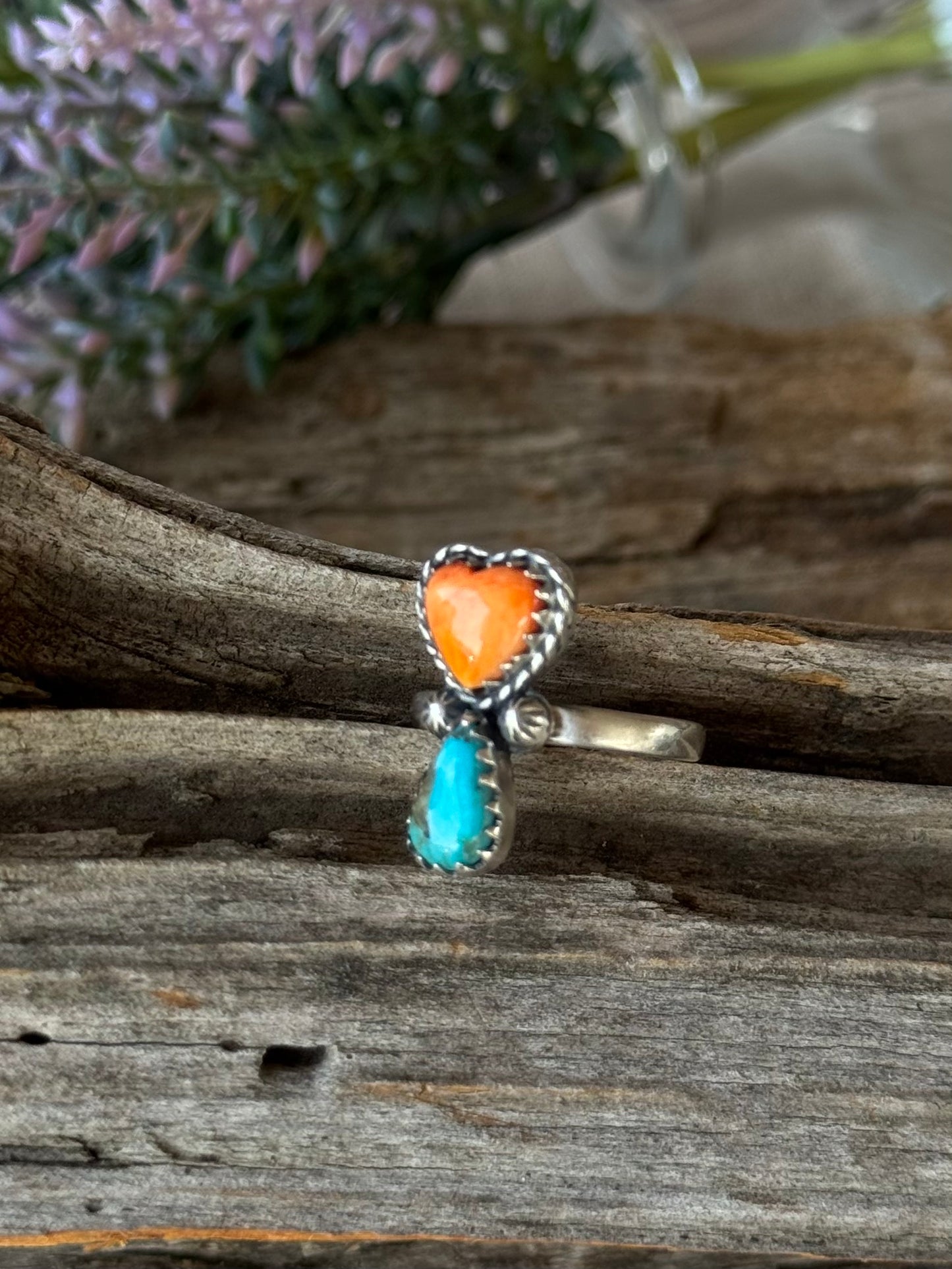 Two stone ring