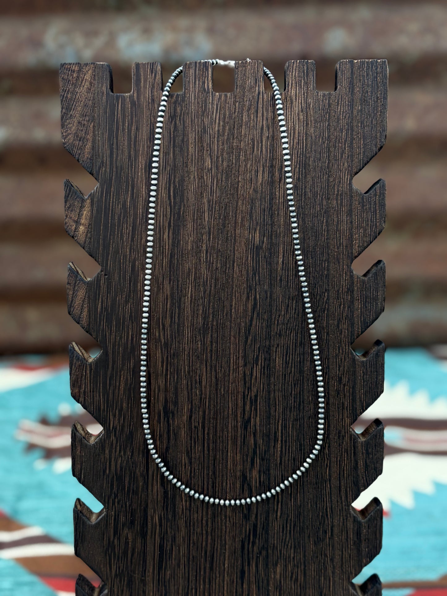 Sterling silver pearl necklace