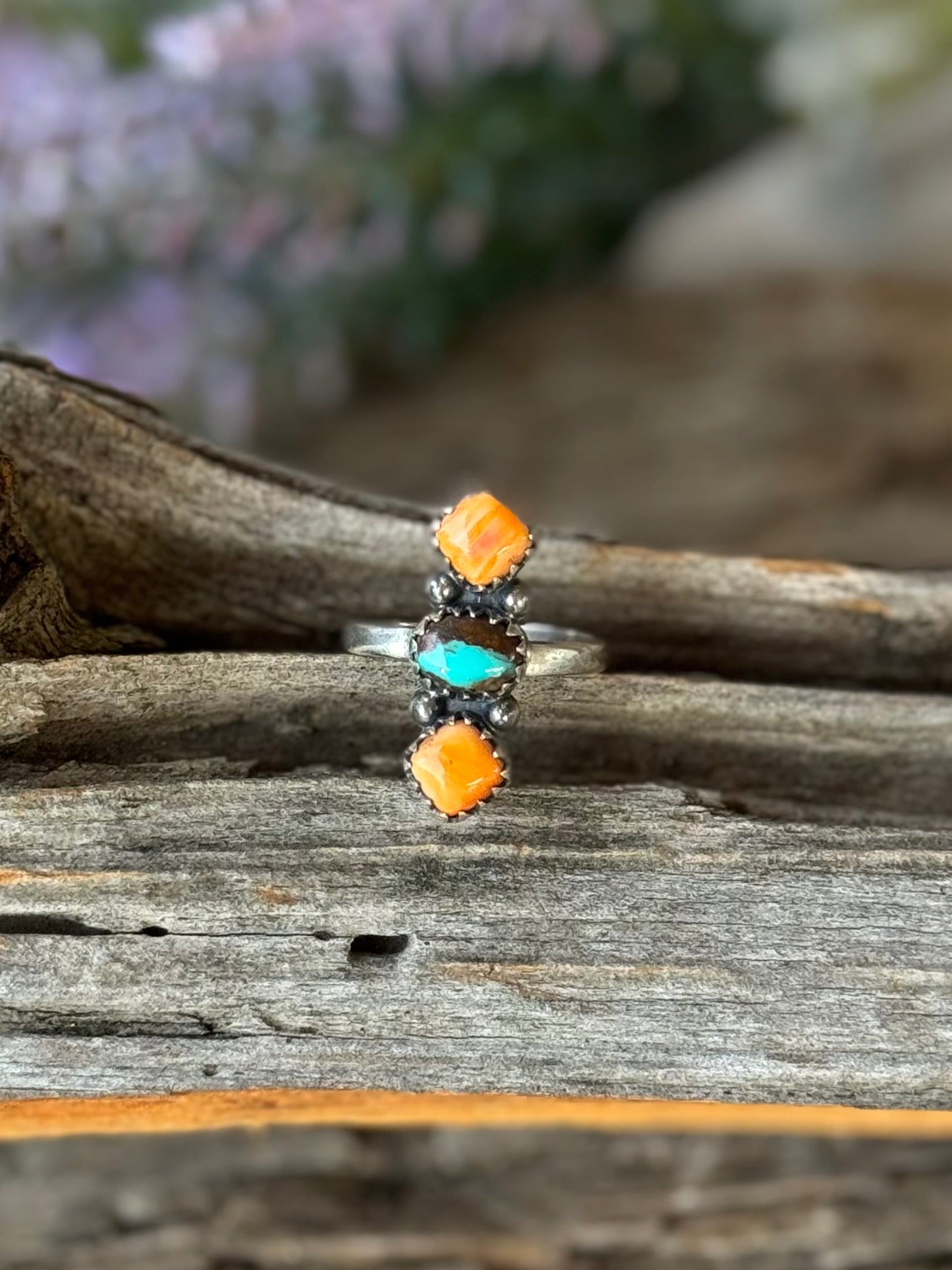 Three stone ring