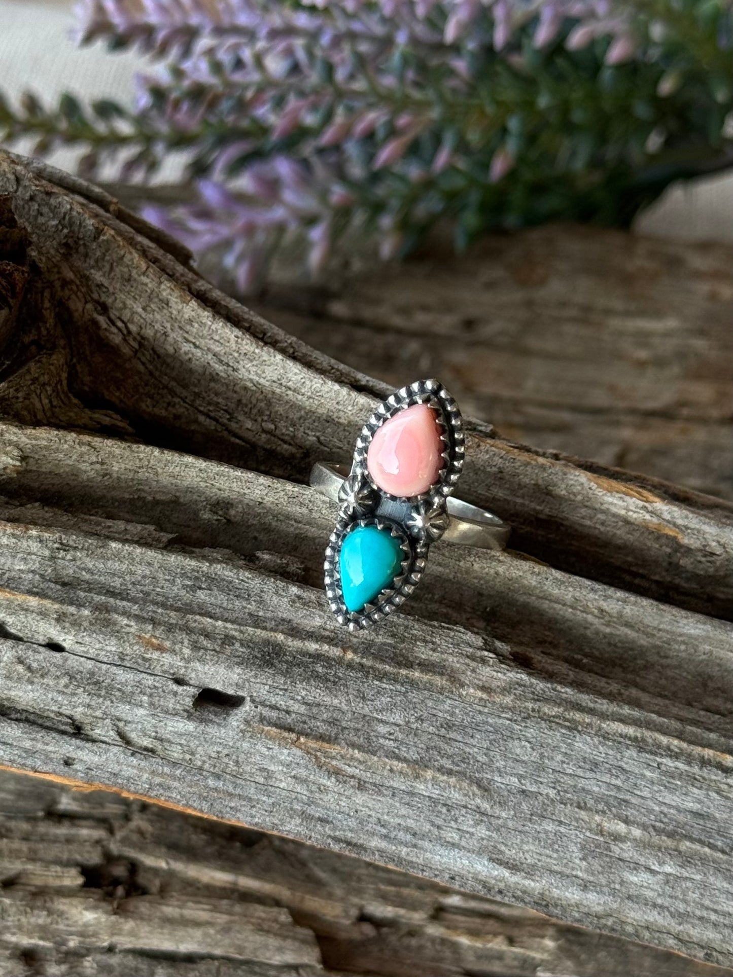 Two stone ring