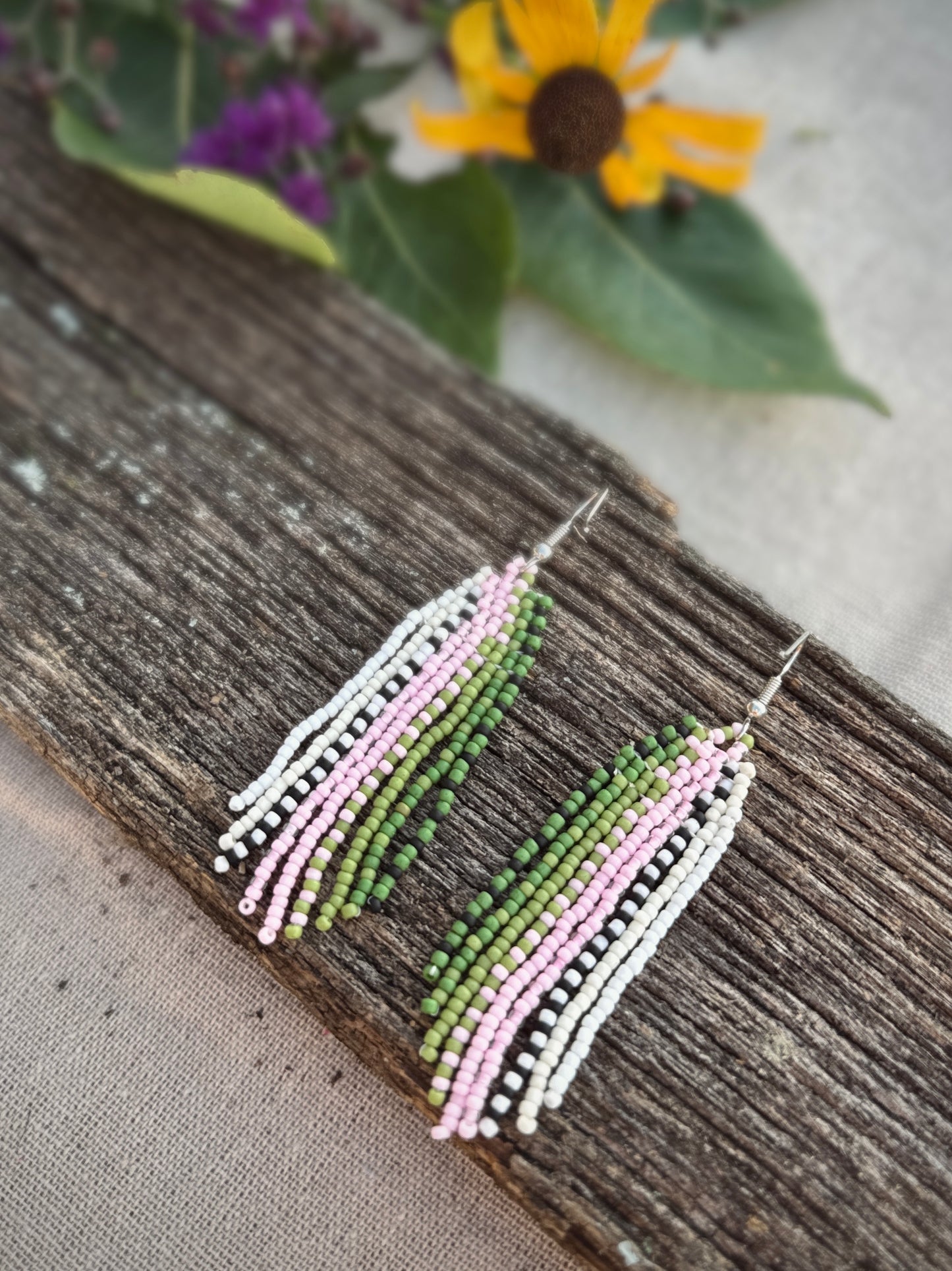 Trout Fringe Earring