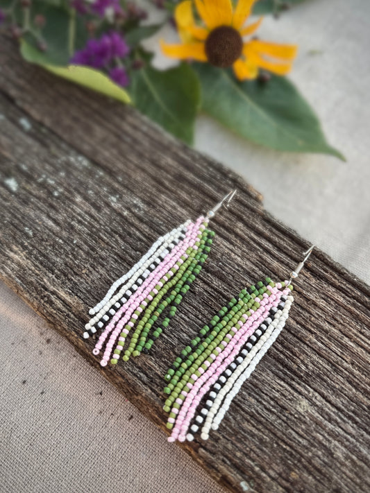 Trout Fringe Earring