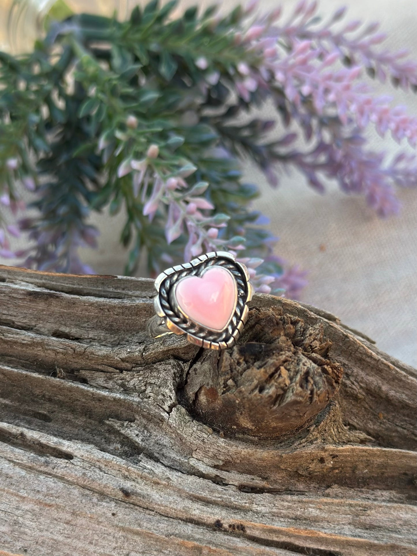Conch Heart Ring