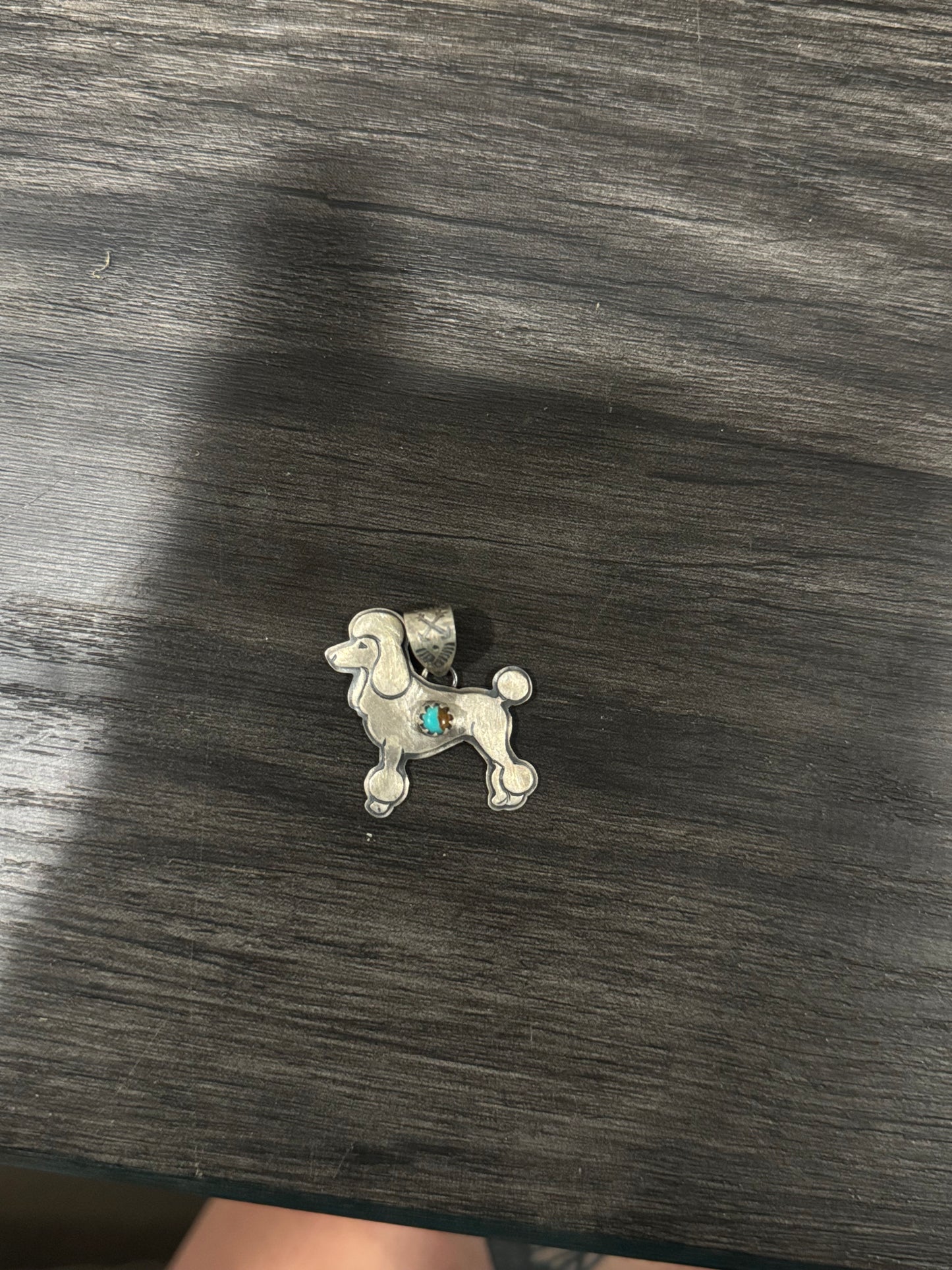 Poodle pendant