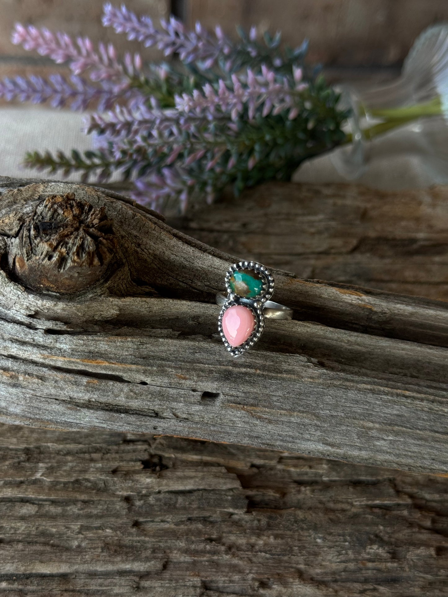 Two stone ring