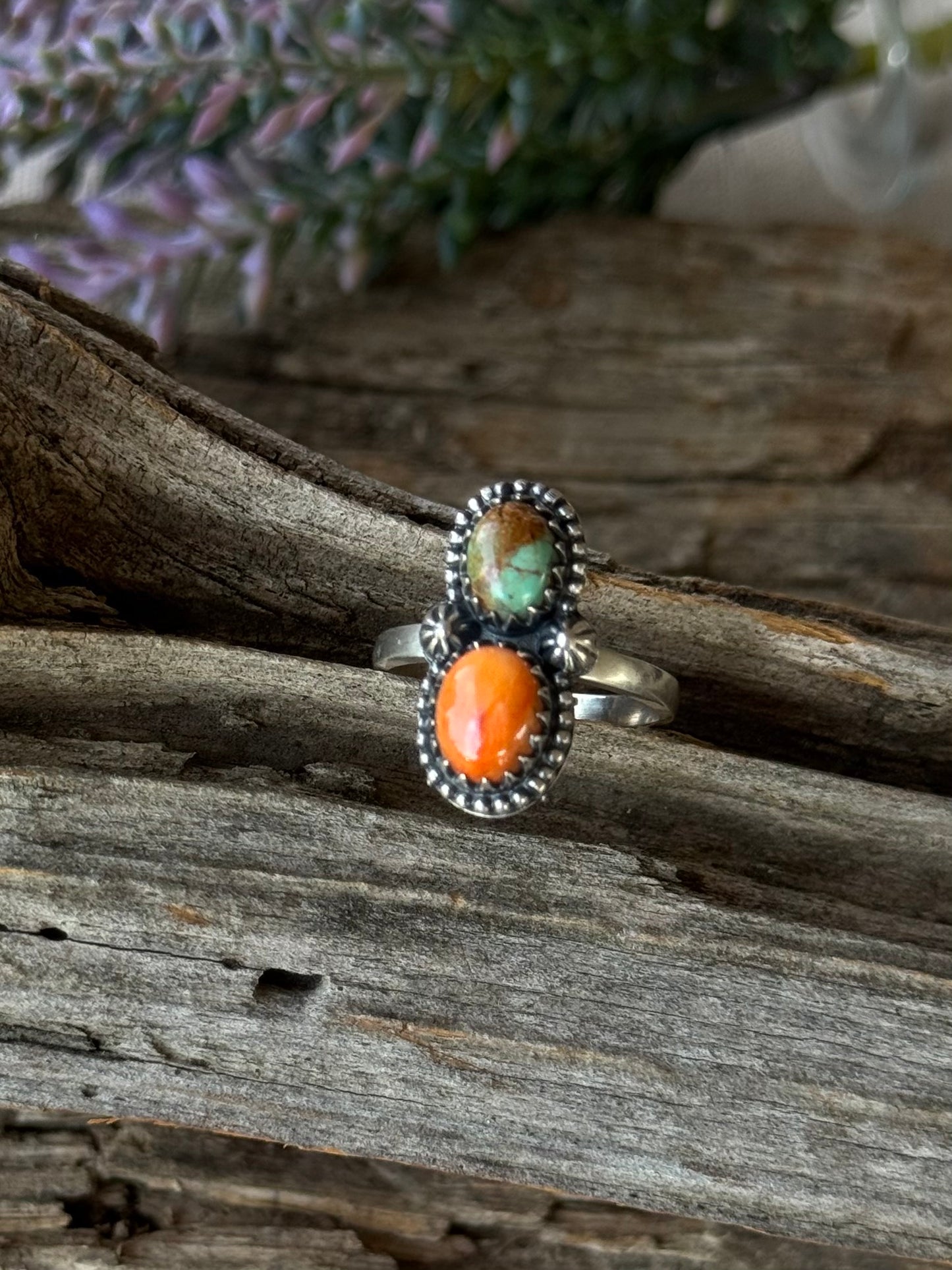 Two stone ring