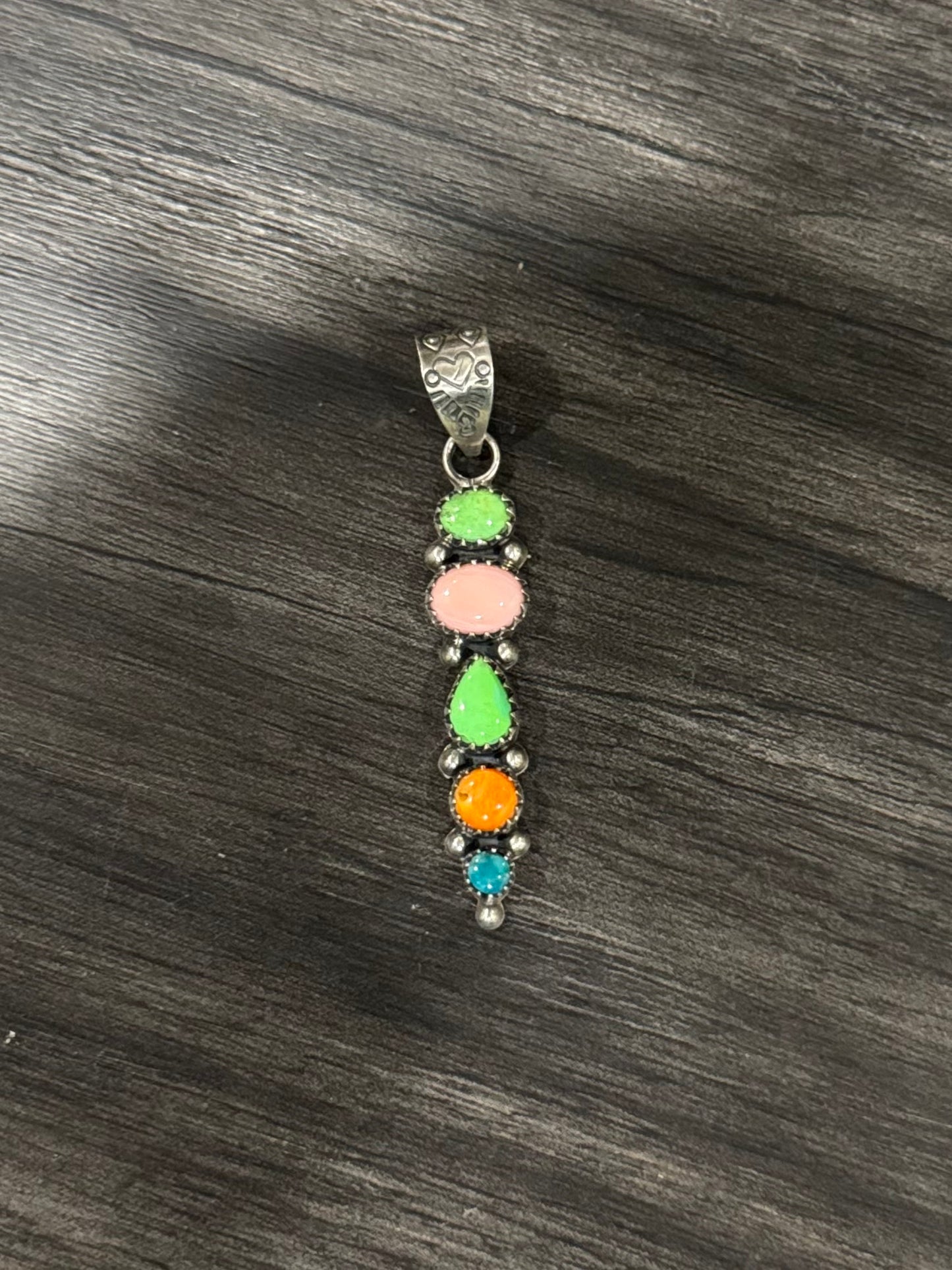 Multi stone pendant