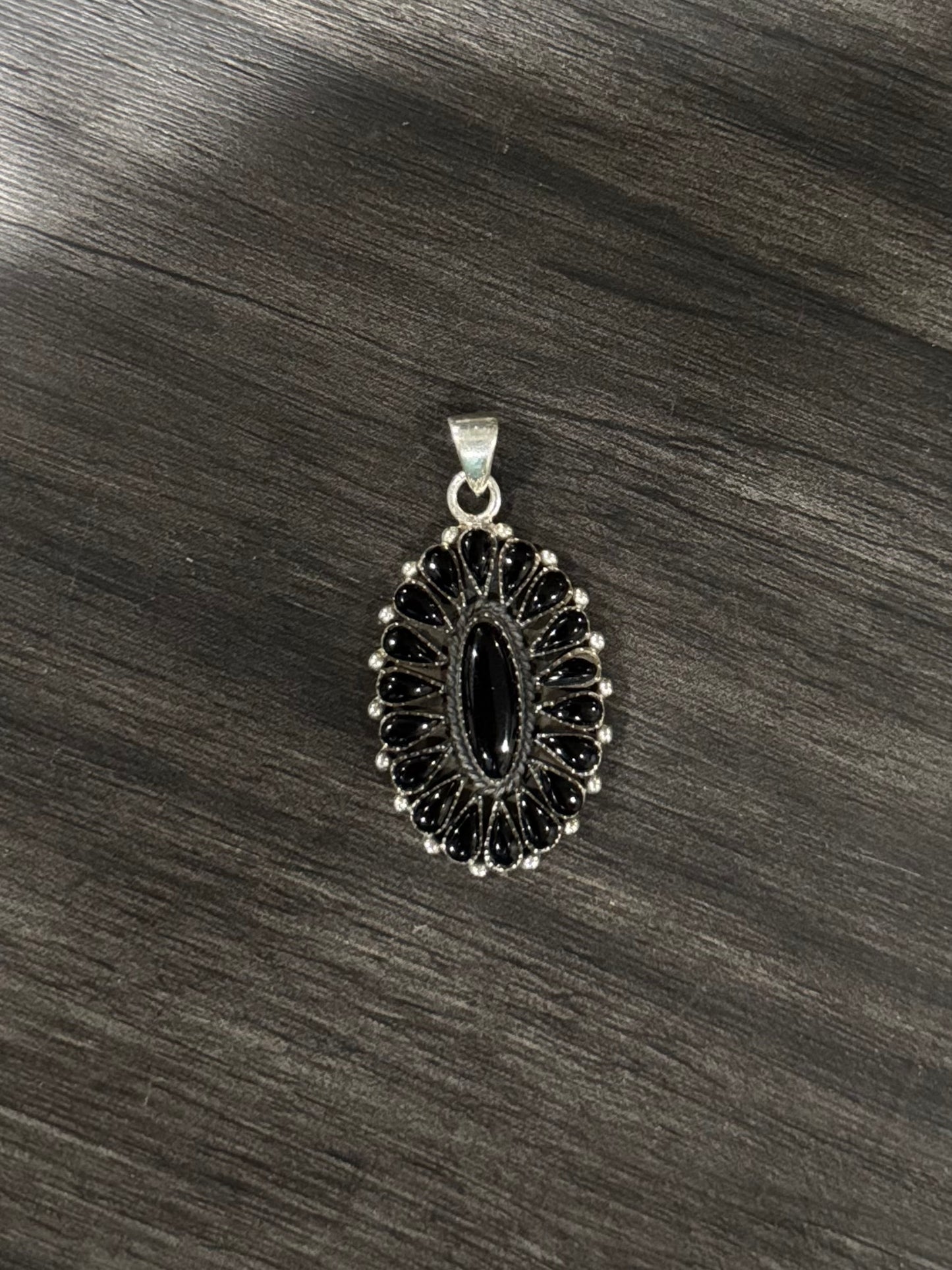 Black onyx pendant