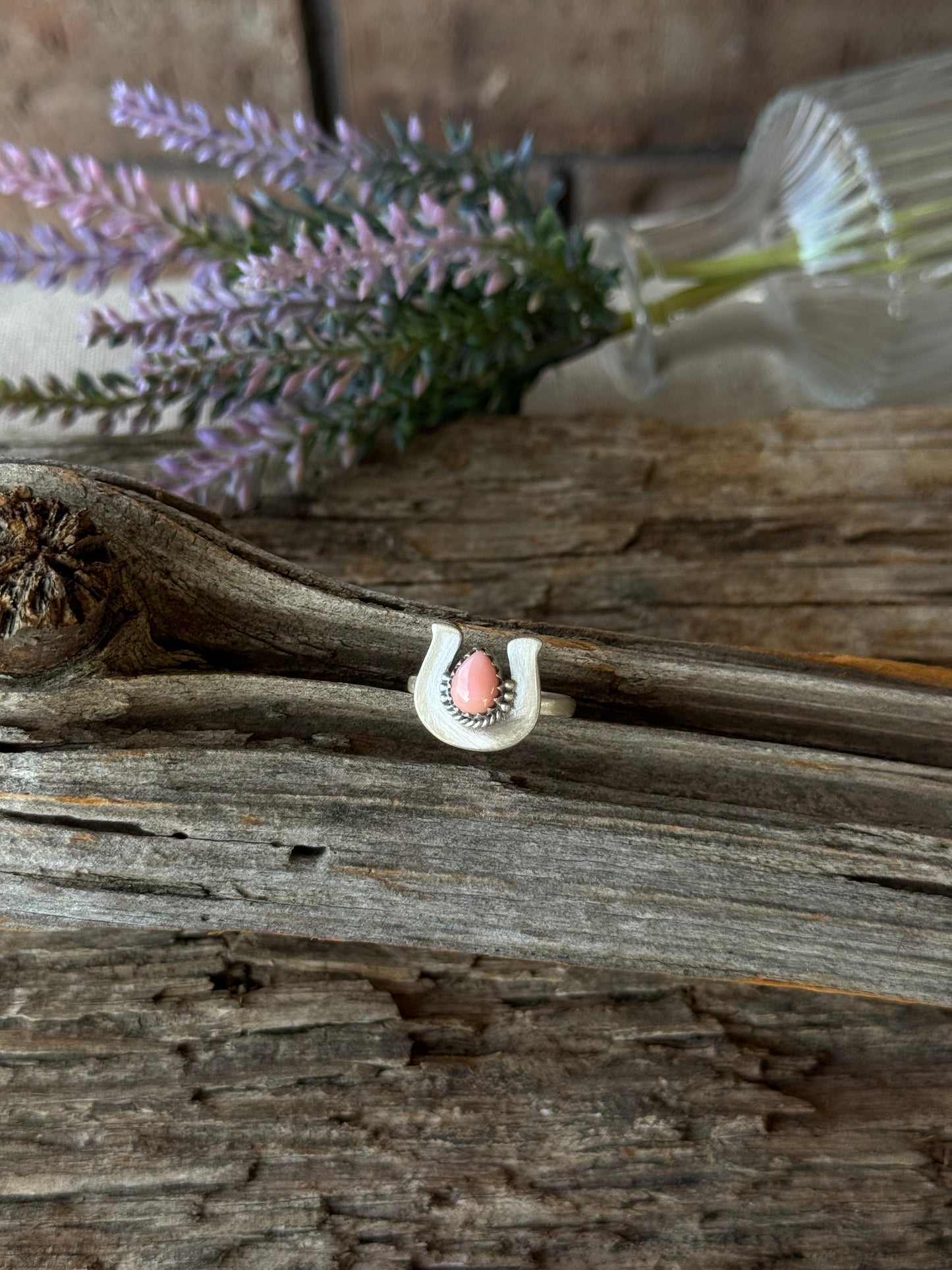 Horse shoe ring