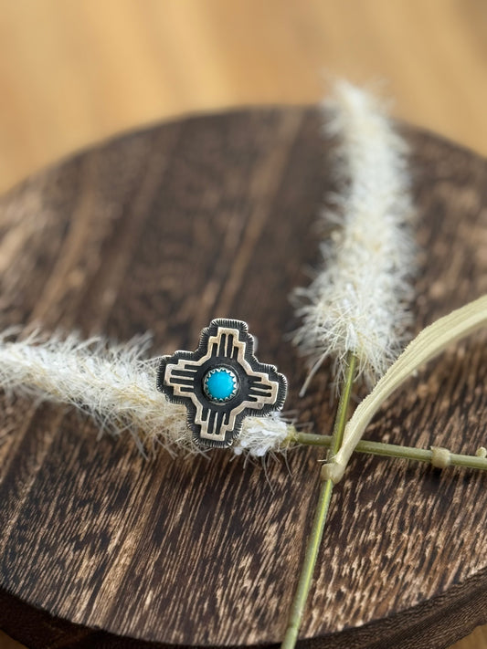 Turquoise Zia ring