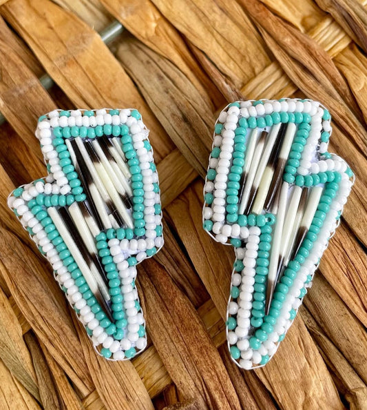 Custom Lightning Bolt earrings